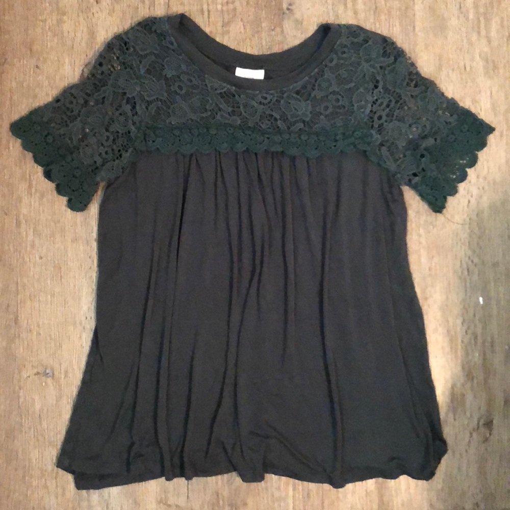 Green blouse